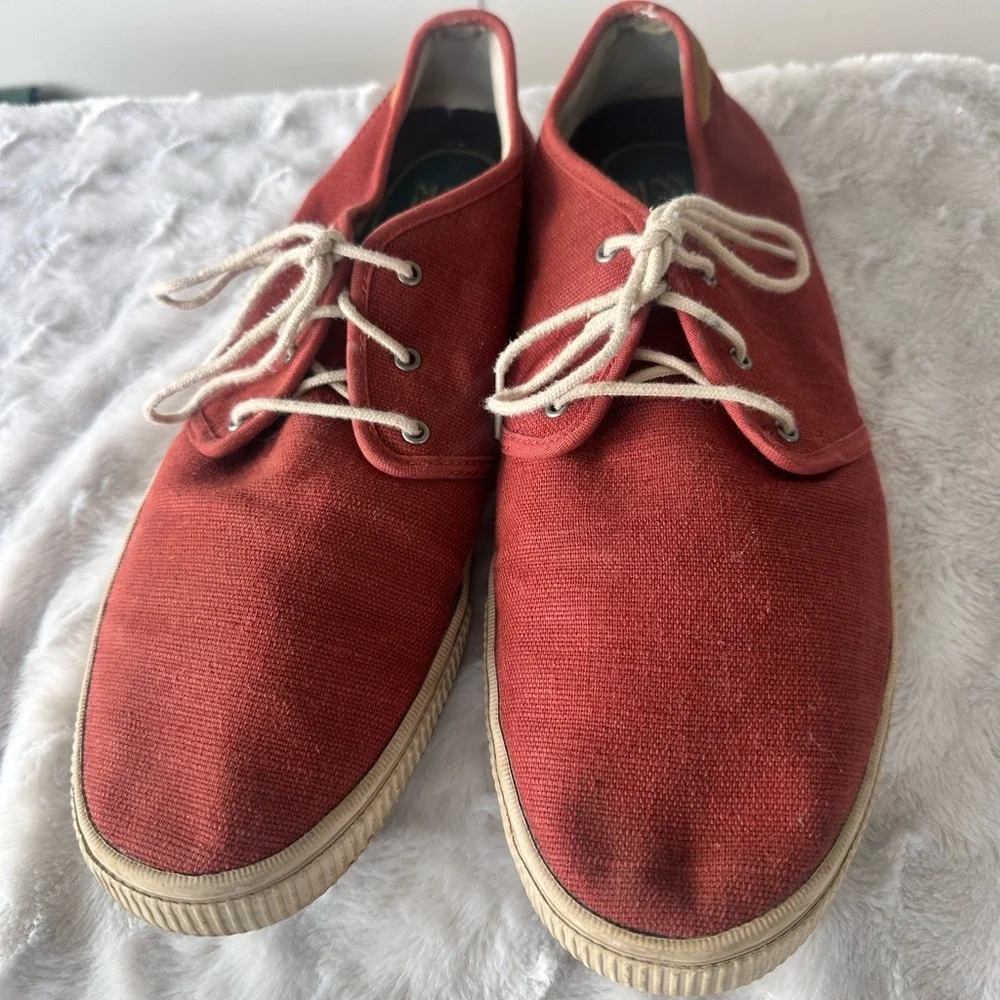 Toms Burgundy Canvas Men's Sneakers